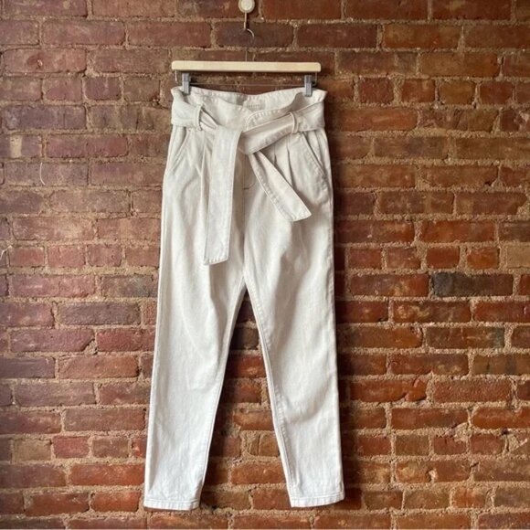 Sezane Austin Trousers Ecru NWOT - Picture 2 of 7